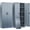 Gray, variant on BESFUR Metal Storage Cabinet with Doors and Shelves, for Home, Office, Garage - Black