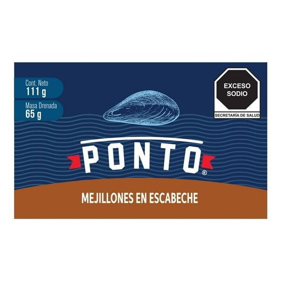 Mejillones Ponto en escabeche 111 g