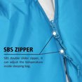 thumbnail image 4 of Saco de dormir ANGGREK para acampar tamaño único Fibra de poliéster compacto 4 estaciones impermeable cálido, 4 of 8