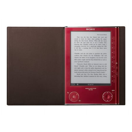Sony Reader Digital Book PRS-505/RC - eBook reader - Sony Reader Software - 6" monochrome E Ink - sangria red