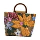 thumbnail image 3 of Bolso de mano de verano para mujer, multiusos, tejido, ideal para citas informales, uso diario y bodas. amarillo, 3 of 9