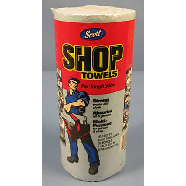 12 Heavy Duty HD Blue Shop Towel Towels Rolls Roll NEW