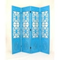 thumbnail image 1 of Wayborn Spider Web Room Divider in Teal, 1 of 2