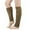 01_Khaki, variant on Winter Warm Loose Fashionable Retro Knitted Leg Warmers for Girls Cozy Socks Stackable Sock Sleeves Ankle to Knee Length 02_Light Yellow，One Size