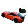 thumbnail image 2 of Modelo de coche consola central decoración 1:64 hogar oficina escritorio dinámico universal automático Naranja, 2 of 9