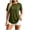 Army Green, variant on Womens Workout Tops Short Sleeve Yoga Tees Gym Athletic T-Shirts Running Shirts Summer Causal Tunic Tops for Ladies