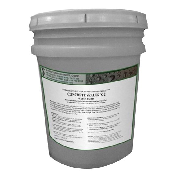 Stone Technologies Corp Silicate Based Hardener Densifier Concrete Sealer X-2 (5 Gallon)