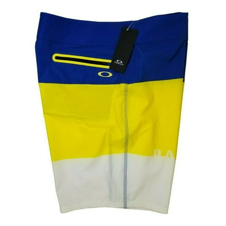 Men's Oakley Color Block Board Short Blazing Yellow 19 Inches - Size 38