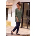 thumbnail image 2 of Catherines Women's Plus Size Suprema Studio Half-Zip Tunic, 2 of 5