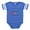 Royal Blue, variant on CafePress - 3 Logo_T Shirt_Design_White - Cute Infant Baby Football Bodysuit