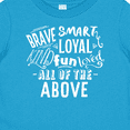 thumbnail image 4 of Inktastic Brave Smart Loyal Kind Fun Loved All of the Above Boys or Girls Baby T-Shirt, 4 of 5