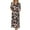 Green, variant on Women's House Coat Maternity Robe Pocket Zipper Loose Sleepwear Zip Up Comfy Housecoat Zip Up Nursing Nightgown Summer Soft Leopard Medium