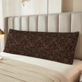 thumbnail image 2 of Fotbe Autumn Brown Plants Funda para Almohada Corporal con Diseño, Funda de Microfibra Ultrasuave de 20x54 Pulgadas, Ropa de Cama Elegante, 2 of 7