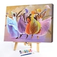 thumbnail image 1 of Chicas con paraguas pintura al óleo por números Kits DIY pintado a mano sobre lienzo arte de pared Likrtyny decoración de arte, 1 of 9