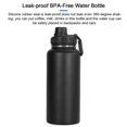 thumbnail image 2 of Botella agua acero inoxidable aislada 32OZ, Portátil a prueba fugas con asa para caminar o bicicleta, 2 of 5