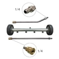 thumbnail image 4 of Stainless Steel Pressure Washer Undercarriage Cleaner Car Underbody, 4 of 8