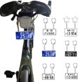 thumbnail image 3 of Bicycle Mini License Plate Ornaments Accessories X8C4, 3 of 7