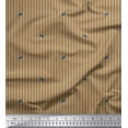 thumbnail image 2 of Soimoi Rayon Fabric Artistic Floral & Stripe Print Sewing Fabric Yard 42 Inch Wide, 2 of 3