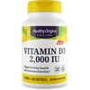 Healthy Origins Vitamin D3 2,000 IU (Non-GMO, Bone Support, Immune Support, Gluten Free), 120 Softgels