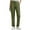 Army Green #124, variant on Work Pants Women Dressy Casual Plus Size Wide Leg Cargo Khakis High Waist Straight Twill Chino Slacks Ankle Pants Khaki 2XL