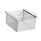thumbnail image 1 of Organizador de ropa interior, cesta debajo del estante, cajón colgante de metal, fácil montaje, función deslizante, almacenamiento práctico, adecuado Blanco, 1 of 8