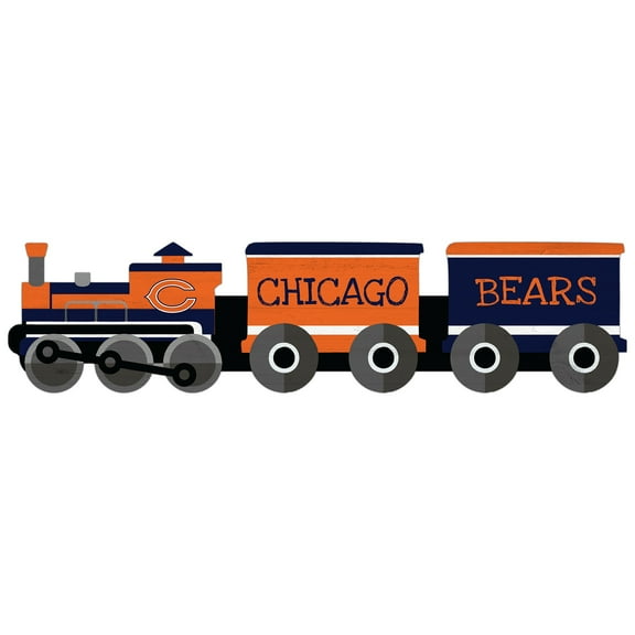 Chicago Bears 6'' x 24'' Train Cutout Sign