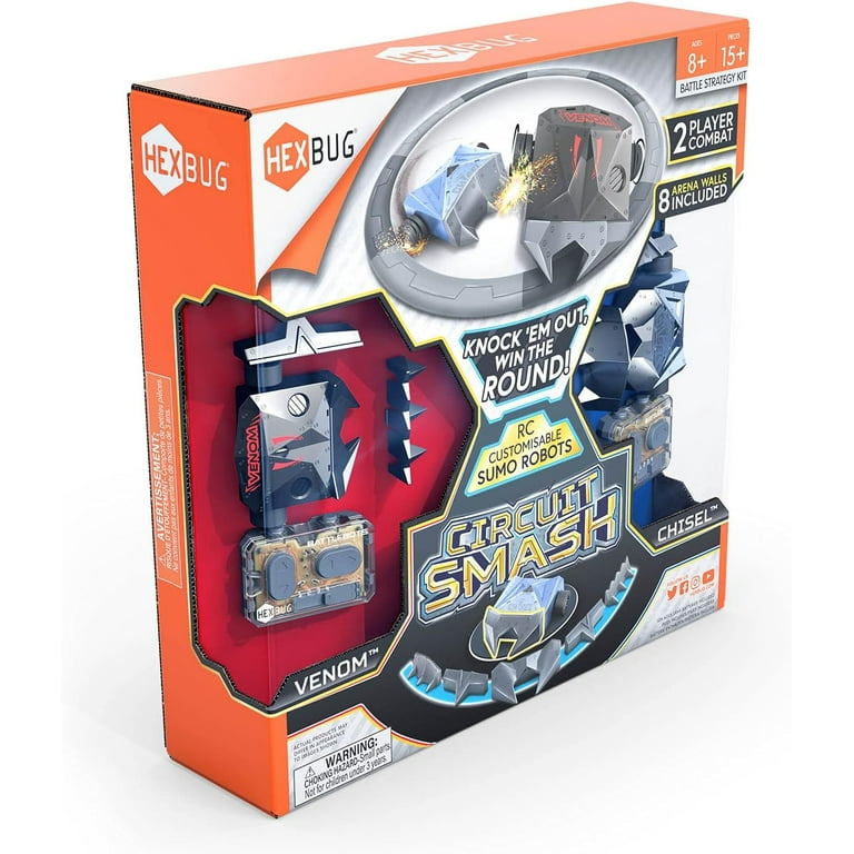 HEXBUG Circuit Smash Robots, Remote Control Customizable