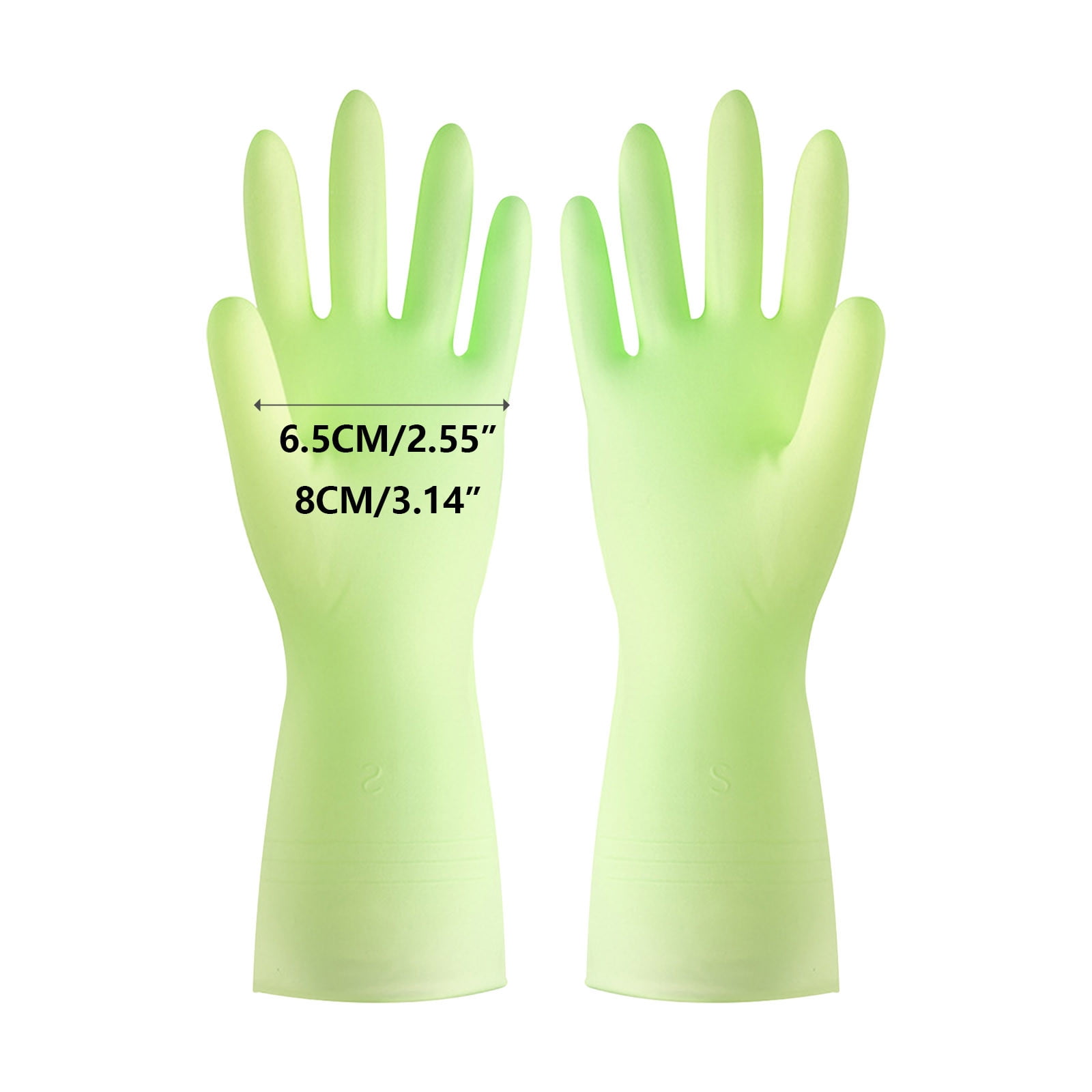 Gants De Ménage Vgo Doublés - Sans Latex, Super Épais, Antidérapants | Pour Cuisine, Salle De Bain, Jardinage