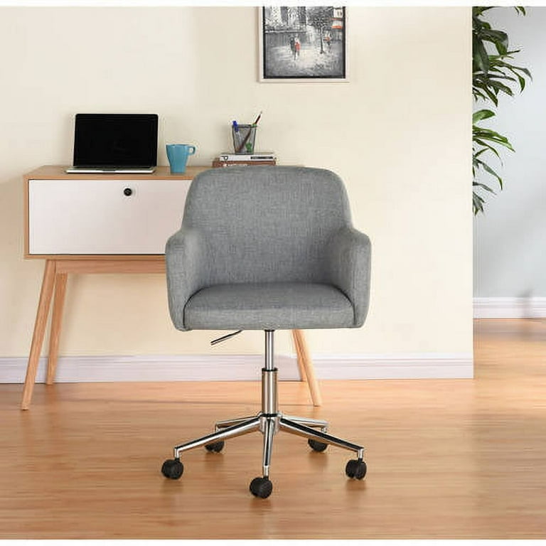 Mainstays Upholstered Low Back Office Chair Multiple Colors