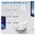 thumbnail image 4 of Regleta Retráctil Con 4 Salidas 2 Usb Color Blanco, 4 of 5