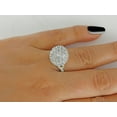 thumbnail image 6 of Halo Jewelers 14k Yellow Gold 1 3/4Cttw Round Cut Natural White Diamond Infinity Halo Cluster Engagement Ring for Women Wedding Birthday (Diamond Color: H-I, Clarity: I1-I2, 1.75Cttw) Ring Size-5.5, 6 of 6