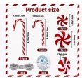 thumbnail image 1 of Caramelo De Navidad Acrílico, Piruleta, Algodón De Azúcar, Caramelo Decorativo Diy, Árbol De Navidad, Colgante De Caramelo Rojo Y Blanco De Navidad, 1 of 1