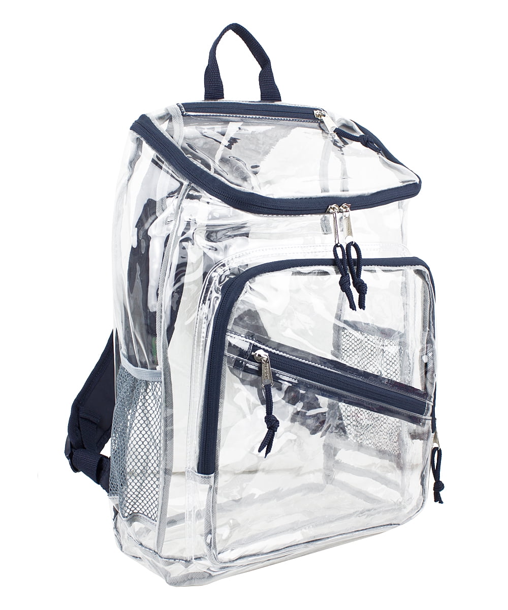 Eastsport Eastsport Clear Top Loader Backpack with Adjustable Padded