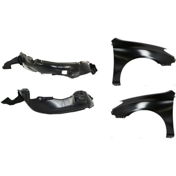 Set of 4 Fenders Front Quarter Panels Driver & Passenger Side Sedan