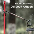 thumbnail image 4 of Tent Lamp Hanger Hook Two-way Pole Holder Light Portable Multifunction Camping Outdoors, 4 of 8
