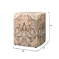 thumbnail image 6 of Jamie Young Co Ink Blot Transitional Wood Side Table in Taupe Brown/Gray, 6 of 6