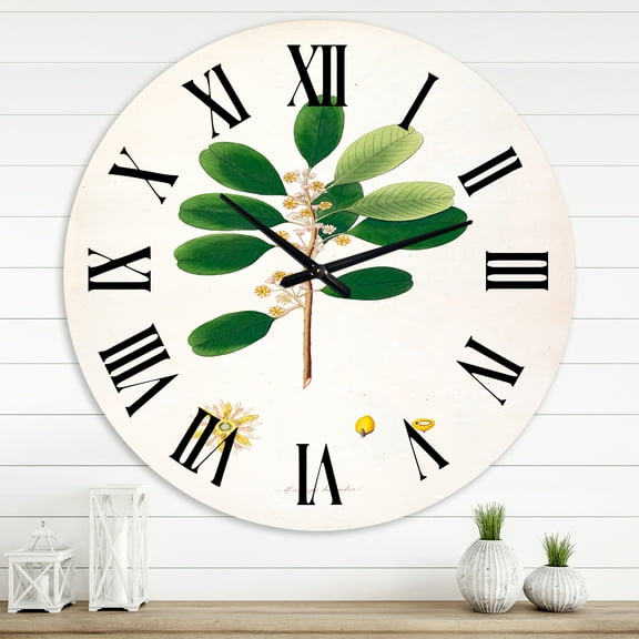 Designart 1 in Quartz Traditional Wall Clock