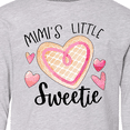 thumbnail image 4 of Inktastic Mimi's Little Sweetie with Heart Cookie Long Sleeve Youth T-Shirt, 4 of 5