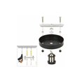 thumbnail image 3 of Portalámparas Edison E27, adaptador Vintage, portalámparas Retro, candelabro inalámbrico de cerámica en el interior, 1 paquete, negro, 3 of 5