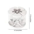 thumbnail image 3 of Rotating Grain Storage Container, Airtight Food Canisters for Kitchen Pantry Organization, Transposable Modular Dry Food Dispenser with Sealed Lids, Anti-Insect Cereal Pasta Rice Flour Jar Set, 3 of 6