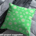 thumbnail image 2 of jejeloiu Kawaii Bowknot Bow Fabric by the Yard 5 Yards,Rustic Flower Floral Fabric for Sewing,Green White Daisy Home Decor Fabric by the Yard For Teens,Microfiber Bedroom Decor, 2 of 6