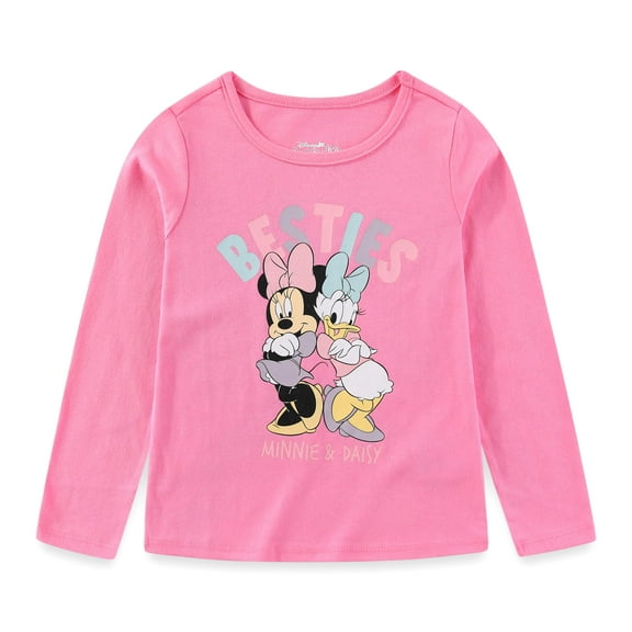 Disney Minnie Mouse and Daisy Duck Short Sleeve T-Shirt (Girls), Sizes 2T-5T