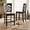 Dark Brown/Walnut Brown, variant on Baxton Studio Nicolette Modern and Contemporary Transitional Dark Brown Finished Wood 2-Piece Counter Stool Set