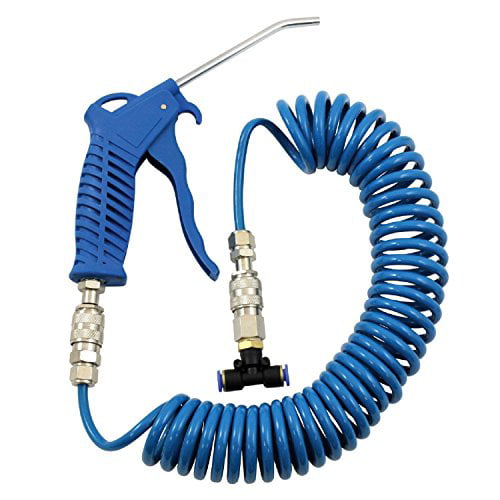 Air Duster Blow Gun And 5m Recoil Hose Truck Lorry Dust Blower Cleaning Hose STK