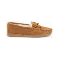 thumbnail image 3 of Minnetonka Women’s Sheepskin Hardsole Tan Moccasin 9 W, 3 of 6