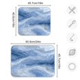 thumbnail image 2 of IAUYY 18 x 24 Inch Dish Drying Mat Dish Drying Mat Microfiber Kitchen Mats Large Counter Absorbent Dish Pad Drainer Rack Elegant and Graceful Backdrop, 2 of 8