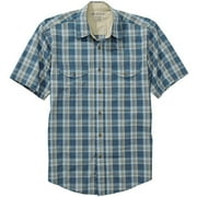 Men's Plaid Chambray Shirt