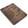 thumbnail image 3 of KSK KAISHEK Only Compatible New MacBook Air 13" Case 2022 - 2018 Release Model A2337 m1&A2179&A1932, Plastic Hard Protective Shell Case Cover + Black Keyboard Cover, Wood grain A 98, 3 of 5