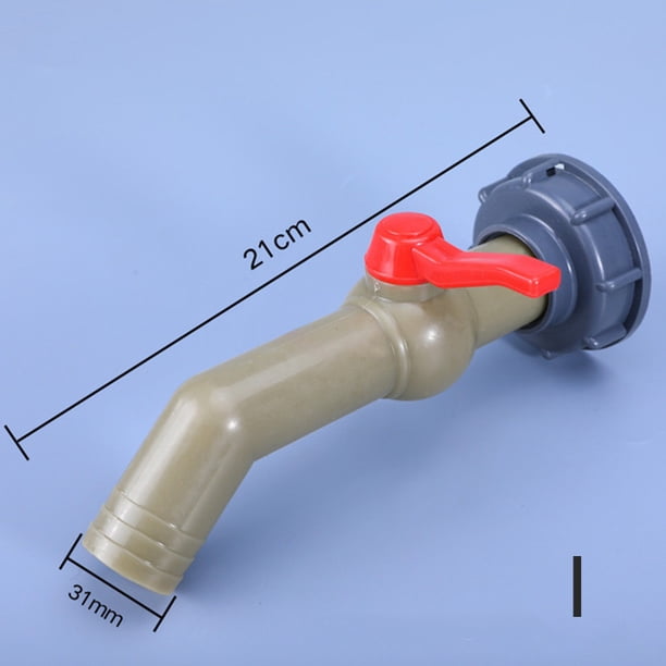 CKCL Plastic IBC Tank Adapter Garden Hose Connector Water Tank Hose