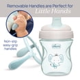 thumbnail image 5 of Chicco 7oz. Semi-soft Trainer with Bite-Resistant Spout, Snap-on Cap and Removable Handles, 6m+ - Sage, 5 of 9